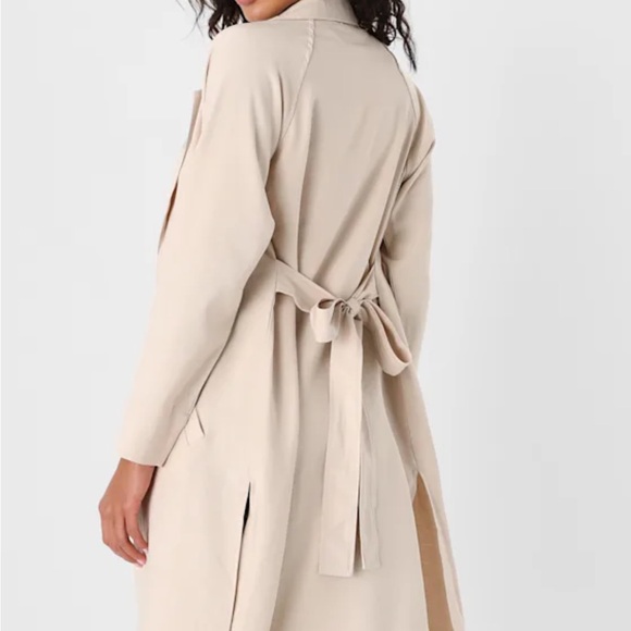 Sage the Label Gwyneth Tan Tie-Back Trench Coat - Picture 3 of 7